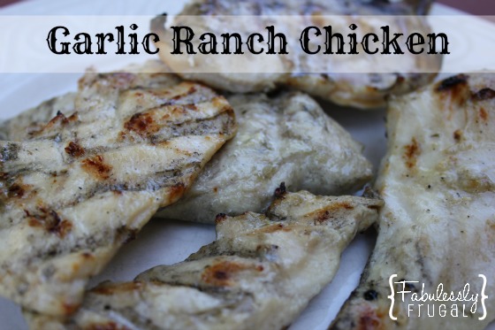 garlic ranch chicken grilled