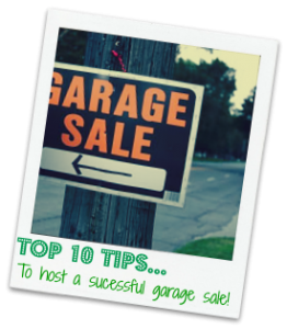 Garage sale hosting