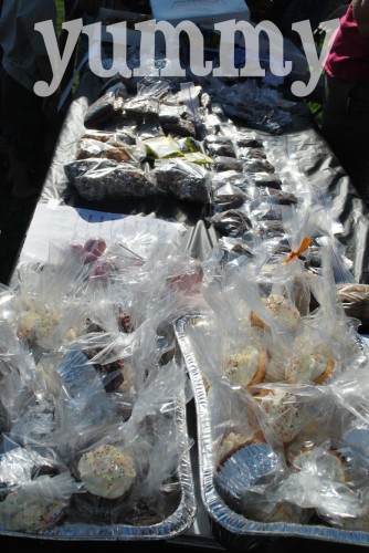 baked goods table