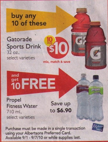 free printable coupons for gatorade