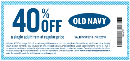 Old Navy Online Coupon Code June 2014 | Printable Coupons Download