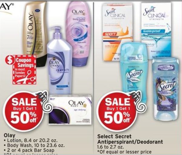 Walgreens Olay and Secret Money Maker