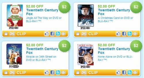 coupons dvds christmas