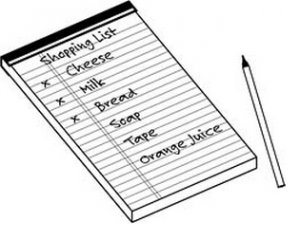 shopping list for freezer meals