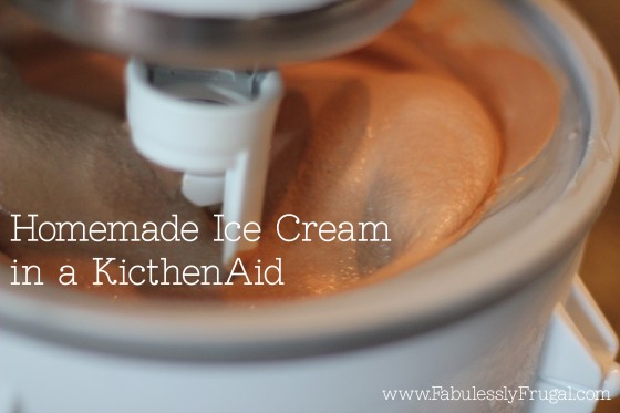 homemade ice cream kitchenaid