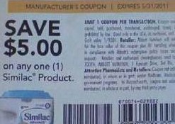 Coupon similac sensitive