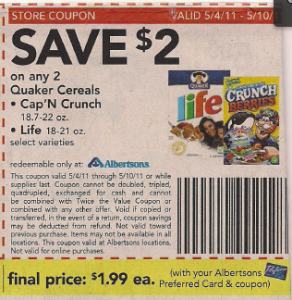 life captin crunch cereal