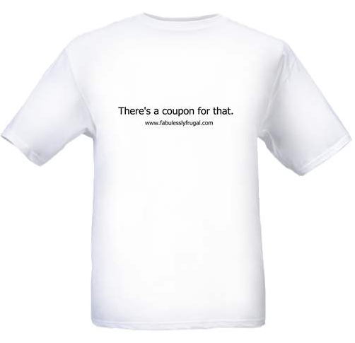there's a coupon for that tshirt