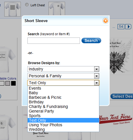 vistaprint step 1