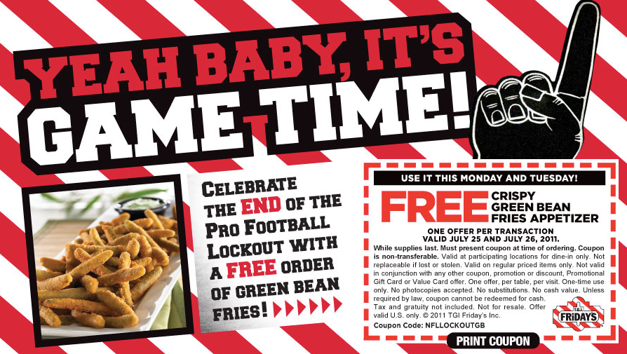 Fridays coupons 2018 may