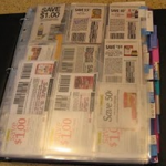 baseball card coupon organizer