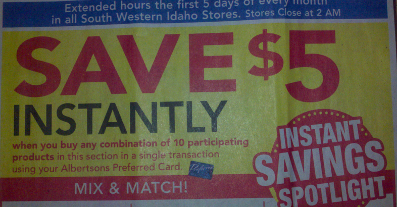 save $5 instant