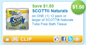 Scott Tissue: $1.50 off! - Fabulessly Frugal