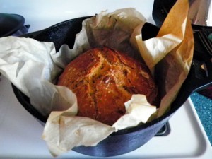 bread in cast iron