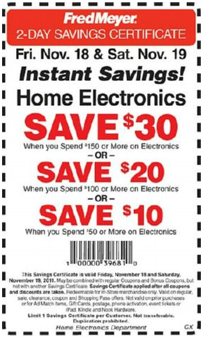 Savings certificate