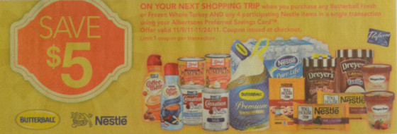 albertson nestle promo