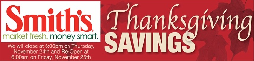 smith's thanksgiving savings