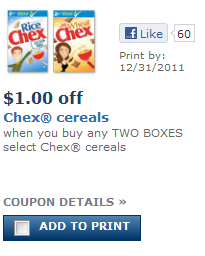 Chex Cereal