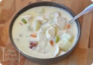 Cream Cheese Chicken and vegetable soup recipe