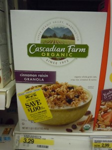 Cascadian Farm Orangic Cereal