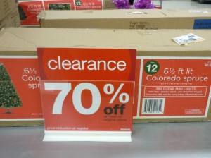 Christmas 70 precent off