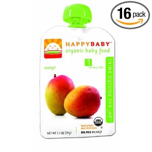 Organic Baby Food Pouches on Organic Baby Food  Stage 1  Fresh Mango   16     3 5 Ounce Pouches