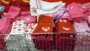 Target Dollar Spot Valentines Day Handtowels