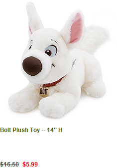 bolt plush toy