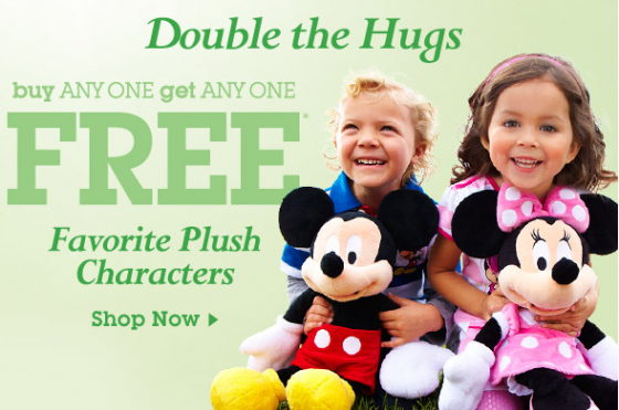 disney store b1g1 free plush toys