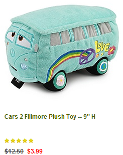 fillmore cars 2 plush