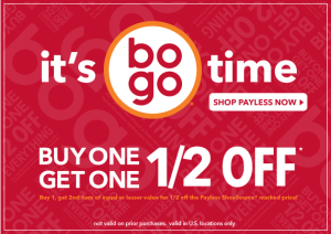 payless bogo sale
