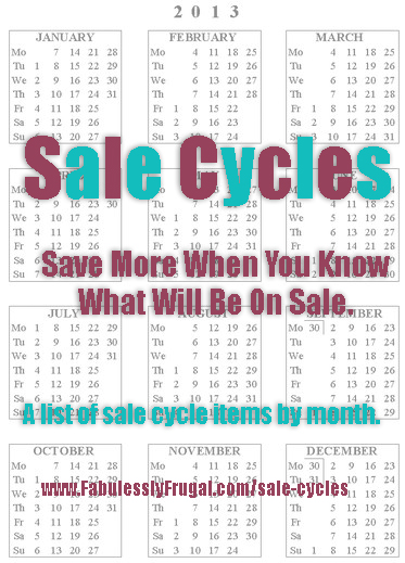sale cycle calendar