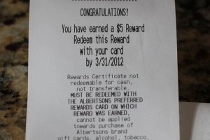 albertsons reward