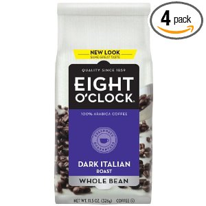 Eight O'Clock Coffee, Dark Italian Roast Whole Bean