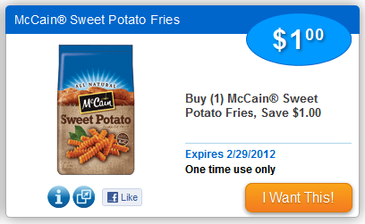 McCanns sweet potato fries
