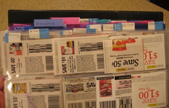 coupon binder organization baseball card catergories