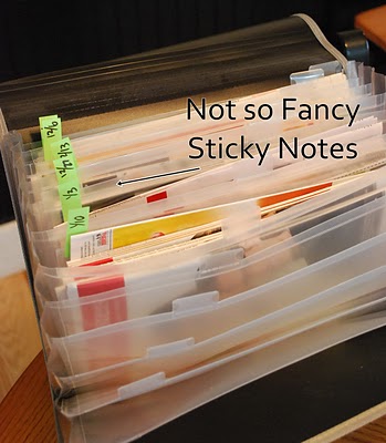 coupon organization file folder