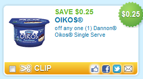 dannon oikos yogurt coupon