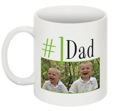 free number one dad mug