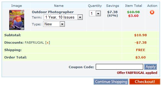 photographer magazine deal