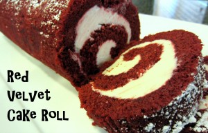 red velvet cake roll