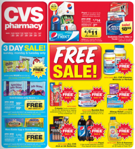 CVS ad match-up 3-25 to 3-31