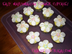 Flower cupcakes