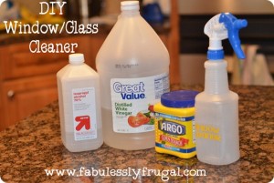 DIY homemade glass and window cleaner