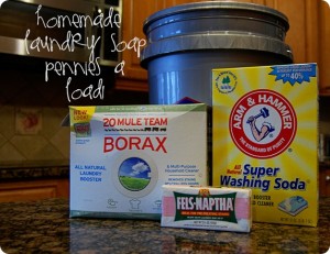 DIY homemade laundry soap recipe