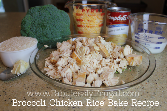 broccoli cheese chicken and rice bake