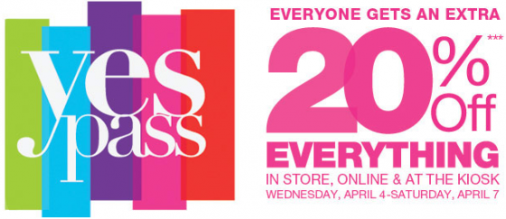 kohl's yes pass sale