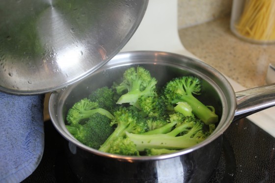 steamed broccoli