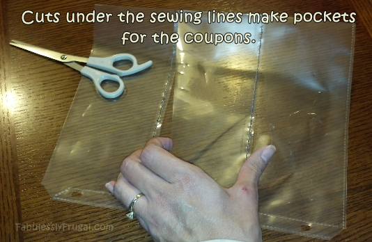 Cut slits