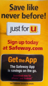 safeway just for u login